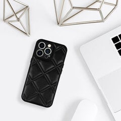 Leather 3D skirtas iPhone 12 Pro D3, juodas kaina ir informacija | Telefono dėklai | pigu.lt