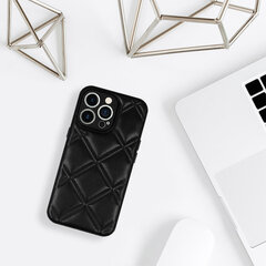 Чехол Leather 3D - iPhone 13 D3, черный цена и информация | Чехлы для телефонов | pigu.lt