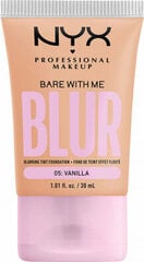 Жидкая основа для макияжа NYX Bare With Me Blur Nº 05-vanilla (30 ml) цена и информация | Пудры, базы под макияж | pigu.lt
