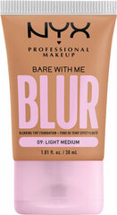 Makiažo pagrindas NYX Bare With Me Blur N 09-light medium, 30 ml kaina ir informacija | Makiažo pagrindai, pudros | pigu.lt