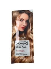 Plaukų kaukė sausiems pažeistiems plaukams Seri Moist Core Hair Mask, 10ml kaina ir informacija | Priemonės plaukų stiprinimui | pigu.lt