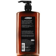 Šampūnas su arbatmedžiu vyrams Farcom Professional ARREN Men's Grooming Tea Three Shampoo, 1000ml kaina ir informacija | Šampūnai | pigu.lt