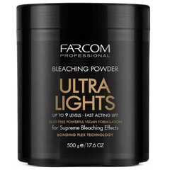 Plaukų šviesinimo milteliai Farcom Ultra Lights, 500g цена и информация | Краска для волос | pigu.lt