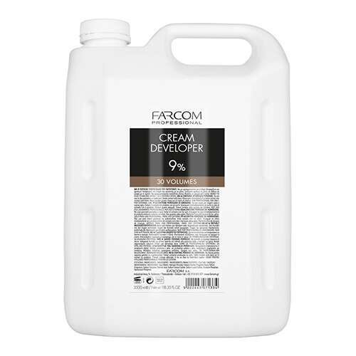 Oksidacinė emulsija Farcom Professional Cream Developer 9% 30 Vol, 3500ml kaina ir informacija | Plaukų dažai | pigu.lt