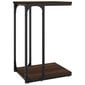 Šoninis staliukas, rudas ąžuolo, 40x30x60cm kaina ir informacija | Kavos staliukai | pigu.lt