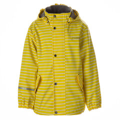 Детская куртка Huppa с непромокаемой подкладкой JACKIE, желто-белый цвет цена и информация | Непромокаемая одежда для детей | pigu.lt