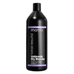 Matrix Total Results Unbreak My Blonde Strengthening Conditioner укрепляющий кондиционер для светлых волос 1000 мл цена и информация | Бальзамы, кондиционеры | pigu.lt