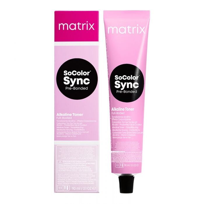 Plaukų dažai Matrix SoColor Sync Pre Bonded 7MC, 90 ml kaina ir informacija | Plaukų dažai | pigu.lt