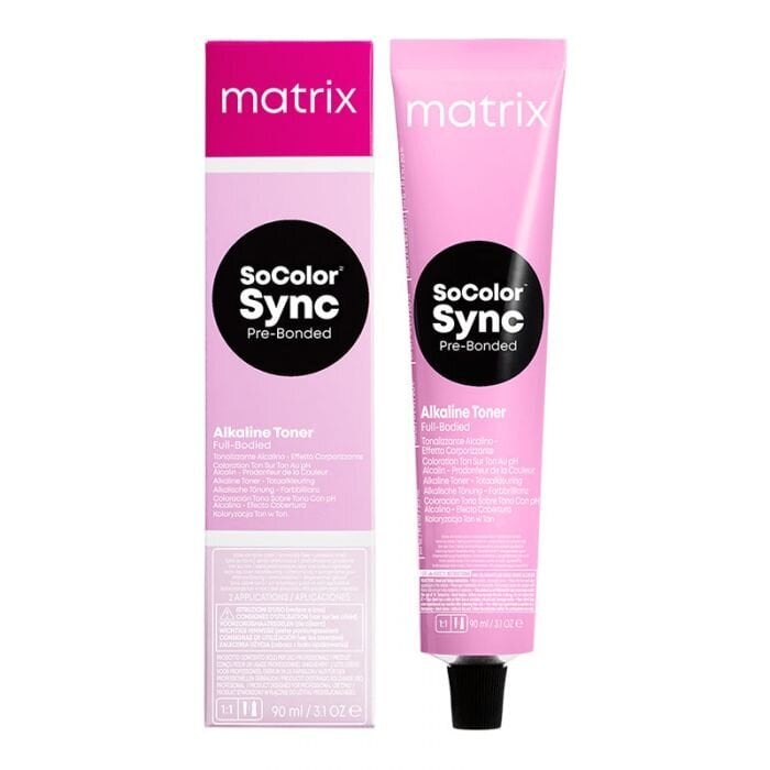 Plaukų dažai Matrix SoColor Sync Pre Bonded 7M, 90 ml kaina ir informacija | Plaukų dažai | pigu.lt