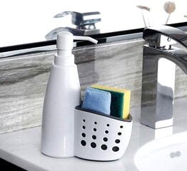 Дозатор для жидкости для мытья посуды и держатель для губки ST95 цена и информация | Кухонная утварь | pigu.lt