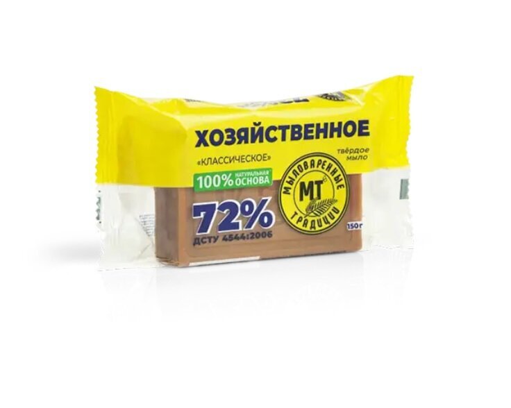 Сlassic skalbiamasis muilas 72%, 150 g kaina ir informacija | Skalbimo priemonės | pigu.lt