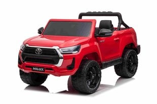 Vienvietis elektromobilis Toyota Hillux, raudonas kaina ir informacija | Elektromobiliai vaikams | pigu.lt