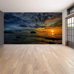 Фотообои с изображением заката  у моря Обои с красивым пейзажем Декор интерьера - 390 х 280 см цена и информация | Интерьерные наклейки | pigu.lt
