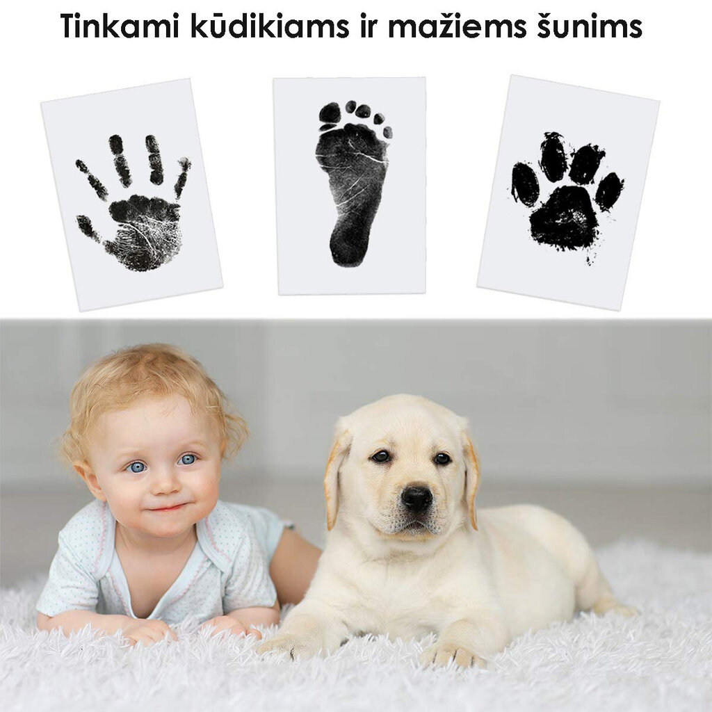 Kūdikio antspaudų rinkinys Lullaba 2x4 kaina ir informacija | Antspaudai kūdikiams | pigu.lt