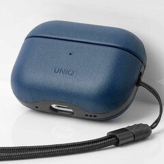 Uniq case Terra AirPods Pro 2 gen. Genuine Leather blue|space blue цена и информация | Аксессуары для наушников | pigu.lt