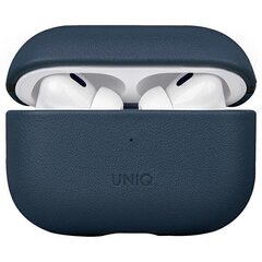 Uniq case Terra AirPods Pro 2 gen. Genuine Leather blue|space blue kaina ir informacija | Ausinės | pigu.lt