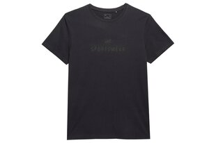 Marškinėliai vyrams 4F M539, juodi kaina ir informacija | Vyriški marškinėliai | pigu.lt