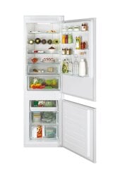 Candy Fresco CBT5518EW Холодильник с морозильной камерой Встраиваемый 248 л E Белый цена и информация | Холодильники | pigu.lt