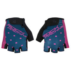 Вело перчатки Rock Machine Race SF, фиолетовые/синие, M цена и информация | Одежда для велосипедистов | pigu.lt