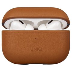 Uniq Terra Apple AirPods Pro 2 Case Genuine Leather brown/toffee brown цена и информация | Аксессуары для наушников | pigu.lt