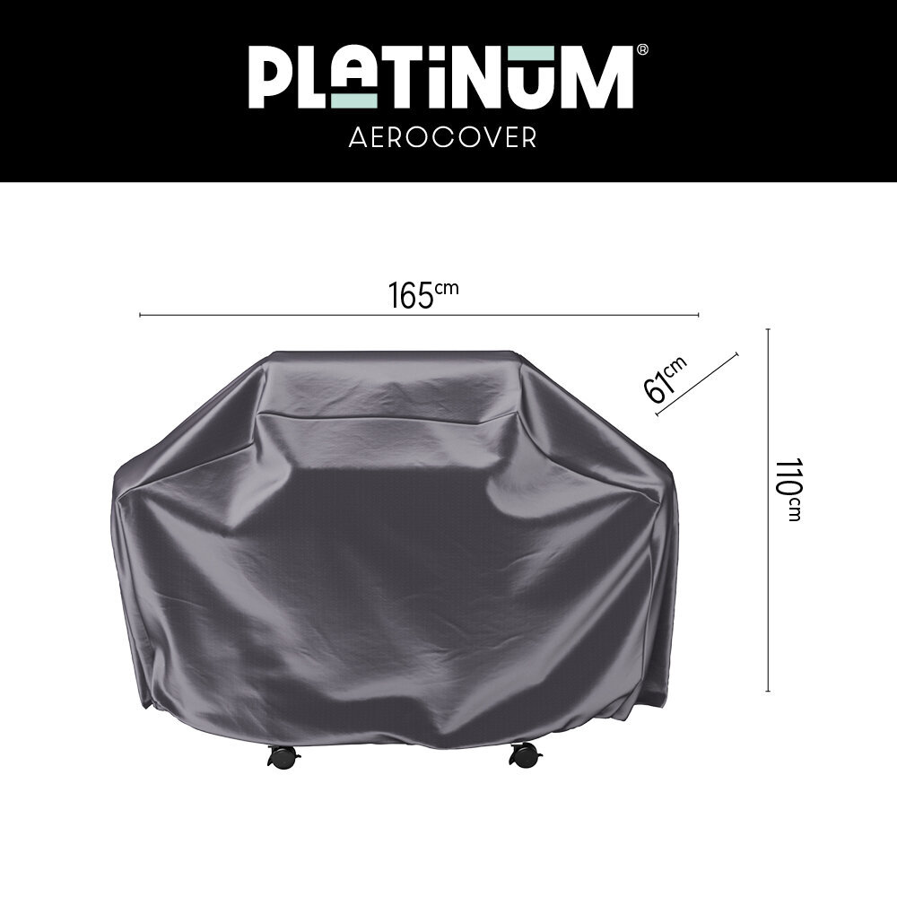 Чехол для газового гриля Platinum AeroCover 165х61хВ110 цена | pigu.lt