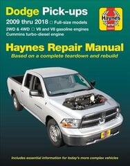 Dodge V6 & V8 gas & cummins turbo-diesel pick-ups (09-18) haynes repair manual kaina ir informacija | Kelionių vadovai, aprašymai | pigu.lt