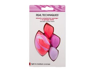 Набор спонжей для макияжа Real Techniques Berry Pop Miracle, 3 шт. цена и информация | Кисти для макияжа, спонжи | pigu.lt