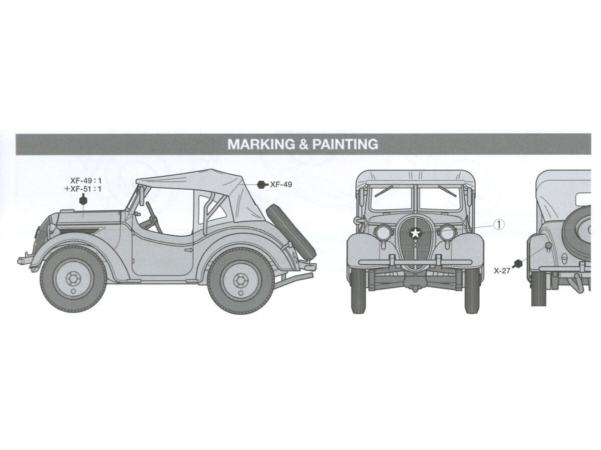 Surenkamas modelis Tamiya Kawasaki Ki-61-Id Hien (Tony) & 4x4 Light Vehicle Korugane Set, 25203 kaina ir informacija | Konstruktoriai ir kaladėlės | pigu.lt