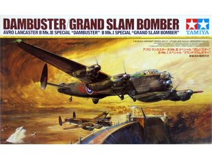 Tamiya Dambuster/Grand Slam Bomber Avro Lancaster B Mk.III 1/48, 61111 цена и информация | Конструкторы и кубики | pigu.lt