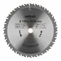 Pjovimo diskas Wolfcraft 6735000 kaina ir informacija | Mechaniniai įrankiai | pigu.lt