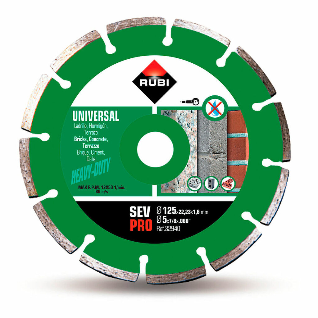 Pjovimo diskas Rubi pro r32940 kaina ir informacija | Mechaniniai įrankiai | pigu.lt