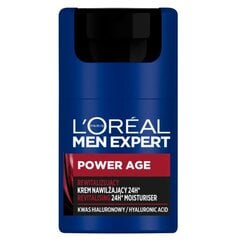 Drėkinamasis kremas L'oreal Men Power Age, 50 ml kaina ir informacija | Veido kremai | pigu.lt