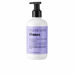 Нейтрализующий цвет шампунь The Insiders Colour Love Белокурые волосы (250 ml) цена и информация | Шампуни | pigu.lt