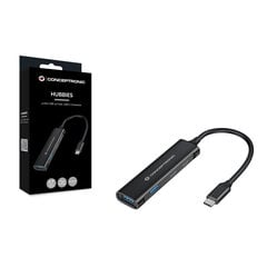 USB šakotuvas Conceptronic HUBBIES12B, USB 3.2 kaina ir informacija | Adapteriai, USB šakotuvai | pigu.lt