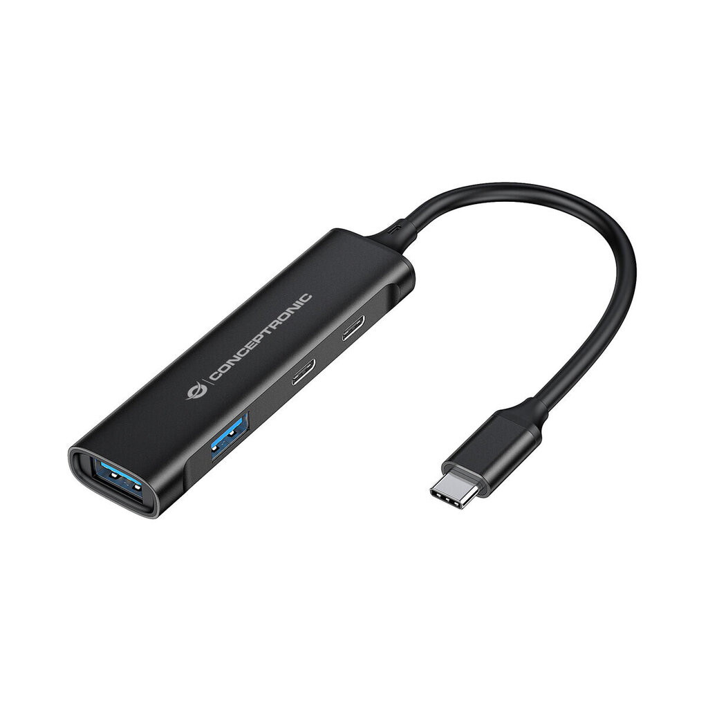 USB šakotuvas Conceptronic HUBBIES12B, USB 3.2 kaina ir informacija | Adapteriai, USB šakotuvai | pigu.lt