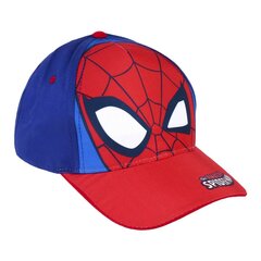 Детская кепка Spiderman, красная (53 см) цена и информация | Шапки, перчатки, шарфы для мальчиков | pigu.lt