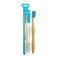 Dantų šepetėlis Nordics Bamboo Toothbrush kaina ir informacija | Dantų šepetėliai, pastos | pigu.lt