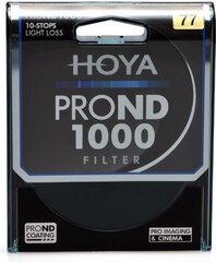 Нейтральный тонирующий фильтр Hoya PND100072P, 72 мм. цена и информация | Фильтры для объективов | pigu.lt