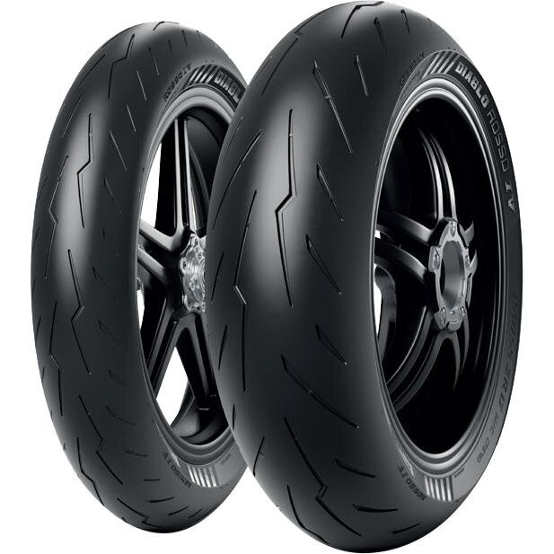 Motociklo padanga Pirelli DIABLO ROSSO IV 190/55ZR17 kaina ir informacija | Motociklų padangos, kameros | pigu.lt