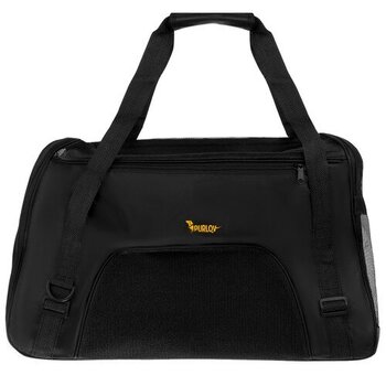Purlov транспортная сумка для собаки/кошки, цвет черный цена и информация | Переноски, сумки | pigu.lt