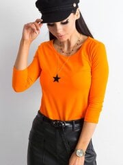 Palaidinė moterims, oranžinė kaina ir informacija | Palaidinės, marškiniai moterims | pigu.lt