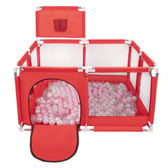 Žaidimų aikštelė Selonis, 400 kamuoliukų, raudona kaina ir informacija | Žaislai kūdikiams | pigu.lt