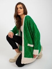 Kardiganas moterims, žalias kaina ir informacija | Megztiniai moterims | pigu.lt
