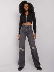 Черные женские джинсы Regular  цена и информация | Женские джинсы | pigu.lt