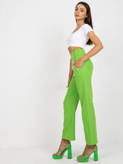 Брюки женские, зеленые цена и информация | Женские брюки | pigu.lt