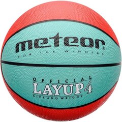 Krepšinio kamuolys Meteor Layup 07047, 4 dydis цена и информация | Баскетбольные мячи | pigu.lt