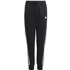 Sportinės kelnės mergaitėms Adidas FI Pant Jr. IC0116, juodos цена и информация | Брюки для девочки, бирюзовые | pigu.lt