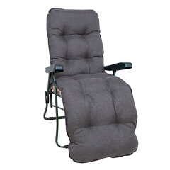Подушка на стул BADEN-BADEN 48x165см, серый цена и информация | Подушки, наволочки, чехлы | pigu.lt