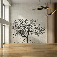 Виниловая наклейка на стену Дерево с листвой Декор интерьера - 200 х 144 см цена и информация | Интерьерные наклейки | pigu.lt