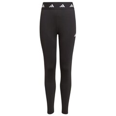 Sportinės tamprės mergaitėms Adidas Tech Fit Tight Jr. HL2446, juodos kaina ir informacija | Kelnės mergaitėms | pigu.lt